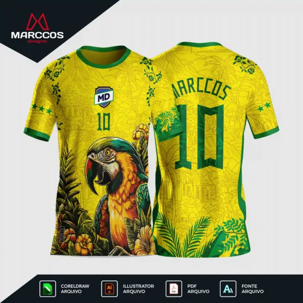 Arte Camisa Interclasse Arara