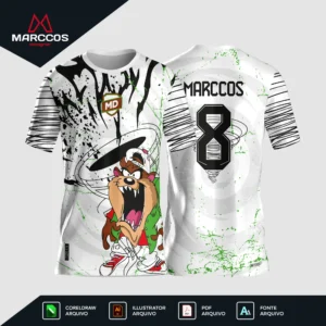 Arte Camisa Interclasse Taz Mania