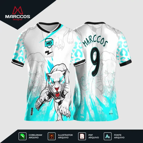 Arte Camisa Interclasse Pantera