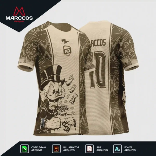 Arte Camisa Interclasse Tio Patinhas