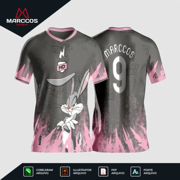 Arte Camisa Interclasse Pernalonga