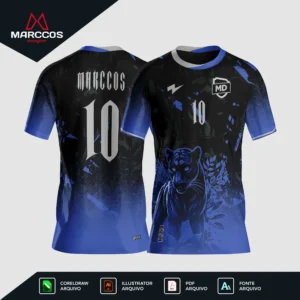 Arte Camisa Interclasse Pantera Arte Camisa Interclasse Pantera