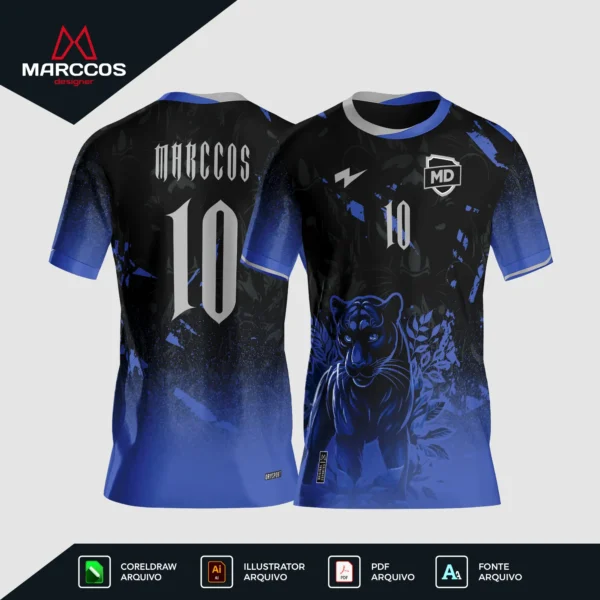 Arte Camisa Interclasse Pantera