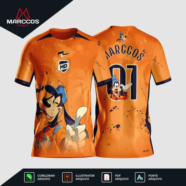 Arte Camisa Interclasse Pateta