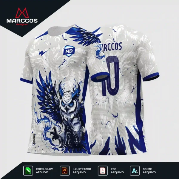 Arte Camisa Interclasse Coruja