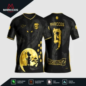 Arte Camisa Interclasse Goku