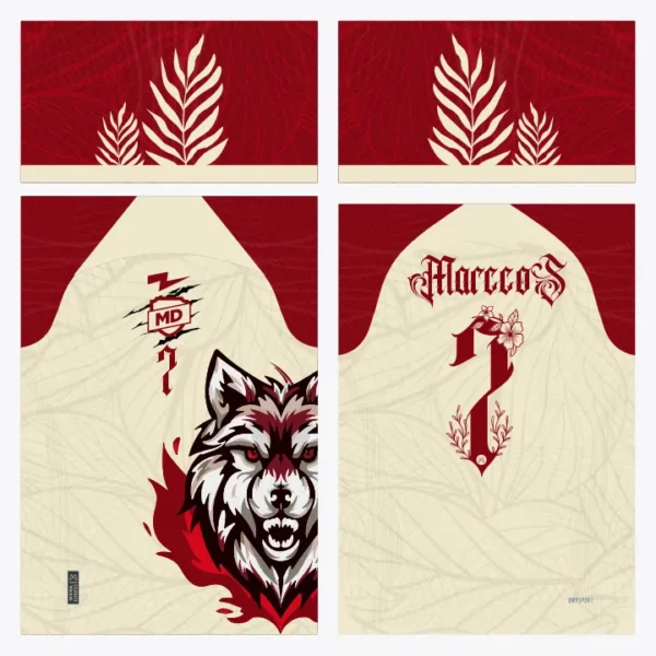 Arte Camisa Interclasse Lobo Blood - 0373