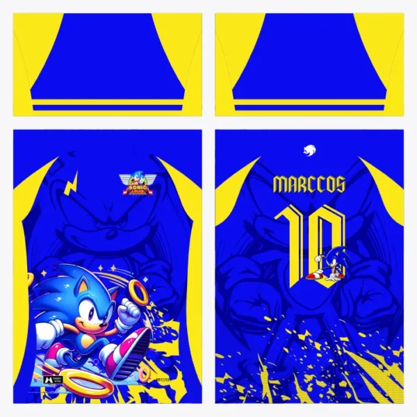 Arte Camisa Interclasse Sonic - 0375