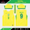 Arte Vetor Camisa Brasil Titular 2024.2025 Arte Vetor Camisa Brasil Titular 2024.2025