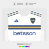 Arte Vetor Camisa Boca Juniors 2024.2025 Arte Vetor Camisa Boca Juniors 2024.2025