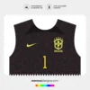 Arte Vetor Camisa Brasil Goleiro 2022.2023 Arte Vetor Camisa Brasil Goleiro 2022.2023