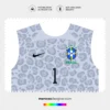Arte Vetor Camisa Brasil Goleiro II 2022.2023 Arte Vetor Camisa Brasil Goleiro II 2022.2023