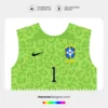 Arte Vetor Camisa Brasil Goleiro III 2022.2023 Arte Vetor Camisa Brasil Goleiro III 2022.2023