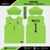 Arte Vetor Camisa Brasil Goleiro III 2022.2023 Arte Vetor Camisa Brasil Goleiro III 2022.2023