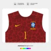 Arte Vetor Camisa Brasil Goleiro IV 2022.2023 Arte Vetor Camisa Brasil Goleiro IV 2022.2023