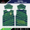 Arte Vetor Camisa Brasil Pré-Jogo 2022.2023 Arte Vetor Camisa Brasil Pré-Jogo 2022.2023