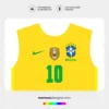 Arte Vetor Camisa Brasil Titular 2020.2021 Arte Vetor Camisa Brasil Titular 2020.2021