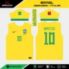 Arte Vetor Camisa Brasil Titular 2022.2023 Arte Vetor Camisa Brasil Titular 2022.2023