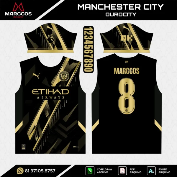 Arte Vetor Camisa Manchester City Ourocity Arte Vetor Camisa Manchester City Ourocity