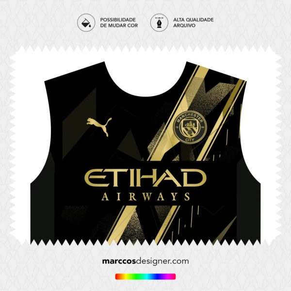 Arte Vetor Camisa Manchester City Ourocity