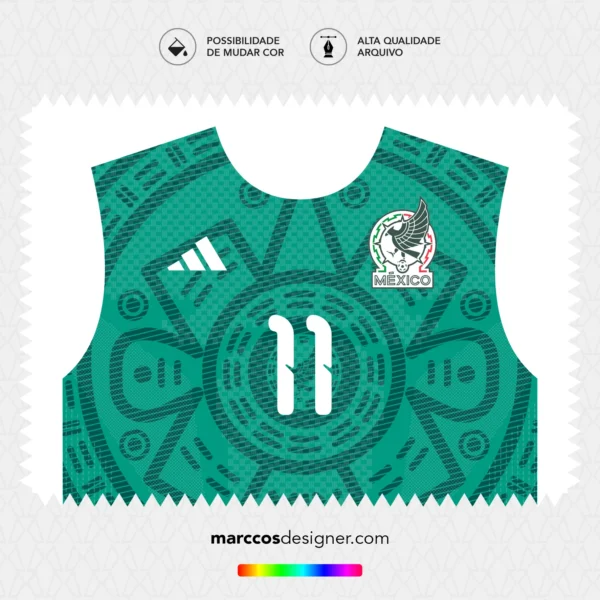 Arte Vetor Camisa México Titular 2026.2027