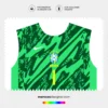Arte Vetor Camisa Brasil Goleiro 2024.2025
