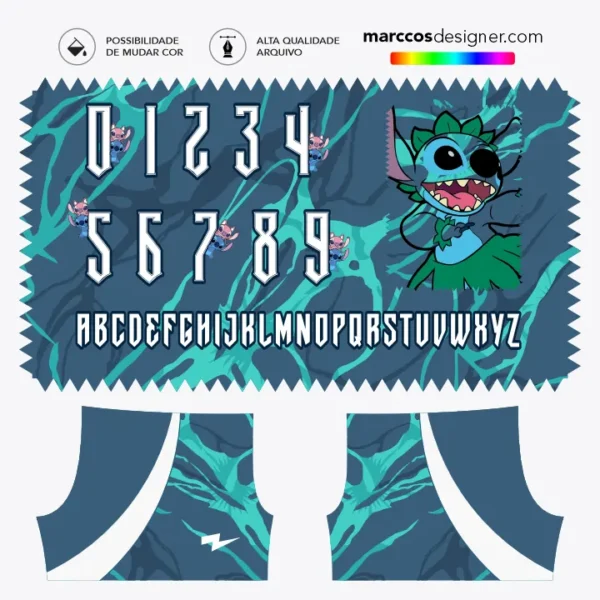 Arte Camisa Interclasse Stitch - 0369 Arte Camisa Interclasse Stitch - 0369