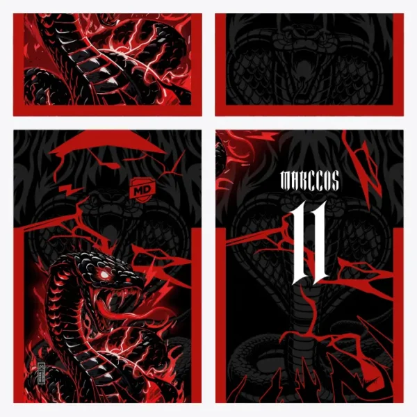 Arte Camisa Interclasse Cobra Raios - 0382