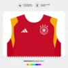 Arte Vetor Camisa Alemanha Treino 2026.2027 Arte Vetor Camisa Alemanha Treino 2026.2027