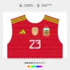 Arte Vetor Camisa Argentina Goleiro 2022.2023 Arte Vetor Camisa Argentina Goleiro 2022.2023