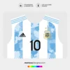 Arte Vetor Camisa Argentina Titular 2020.2021 Arte Vetor Camisa Argentina Titular 2020.2021