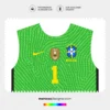 Arte Vetor Camisa Brasil Goleiro 2020.2021 Arte Vetor Camisa Brasil Goleiro 2020.2021