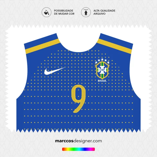Arte Vetor Camisa Brasil Reserva 2010