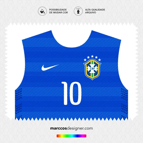 Arte Vetor Camisa Brasil Reserva 2014.2015