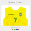 Arte Vetor Camisa Brasil Titular 1994 Arte Vetor Camisa Brasil Titular 1994