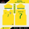 Arte Vetor Camisa Brasil Titular 2014.2015