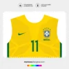 Arte Vetor Camisa Brasil Titular 2016.2017 Arte Vetor Camisa Brasil Titular 2016.2017