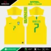 Arte Vetor Camisa Brasil Titular 2018