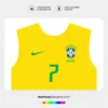 Arte Vetor Camisa Brasil Titular 2018