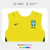 Arte Vetor Camisa Brasil Titular 2025.2026