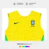 Arte Vetor Camisa Brasil Titular 2025.2026 Arte Vetor Camisa Brasil Titular 2025.2026