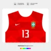 Arte Vetor Camisa Brasil Vermet
