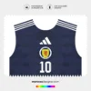 Arte Vetor Camisa Escócia Titular 2026.2027 Arte Vetor Camisa Escócia Titular 2026.2027