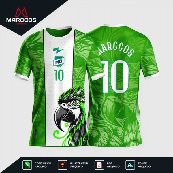 Arte Camisa Interclasse Papagaio Olive - 0377