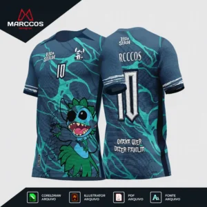 Arte Camisa Interclasse Stitch - 0369 Arte Camisa Interclasse Stitch - 0369