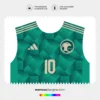Arte Vetor Camisa Arábia Saudita Titular 2024.2025 Arte Vetor Camisa Arábia Saudita Titular 2024.2025