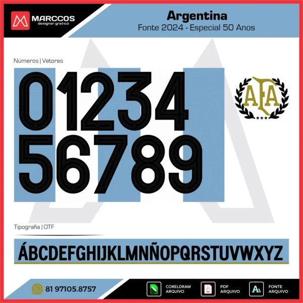 Fonte Argentina 50 Anos 2024 Fonte Argentina 50 Anos 2024