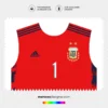 Arte Vetor Camisa Argentina Goleiro 2020.2021 Arte Vetor Camisa Argentina Goleiro 2020.2021