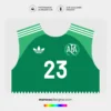 Arte Vetor Camisa Argentina 50 Anos Goleiro 2024 Arte Vetor Camisa Argentina 50 Anos Goleiro 2024