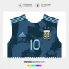Arte Vetor Camisa Argentina Reserva 2020.2021 Arte Vetor Camisa Argentina Reserva 2020.2021